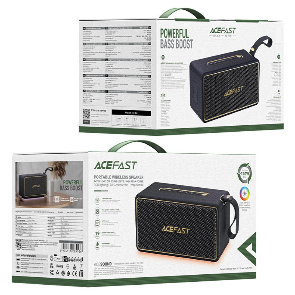 Acefast K3 Ultra 120W Portable Bluetooth Speaker